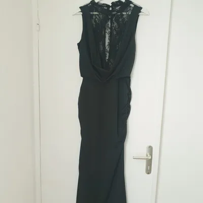 Robe longue noir XL 